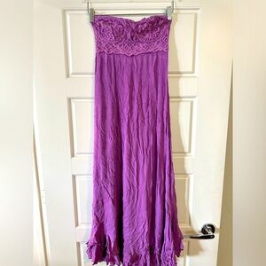 Free People purple lace dress